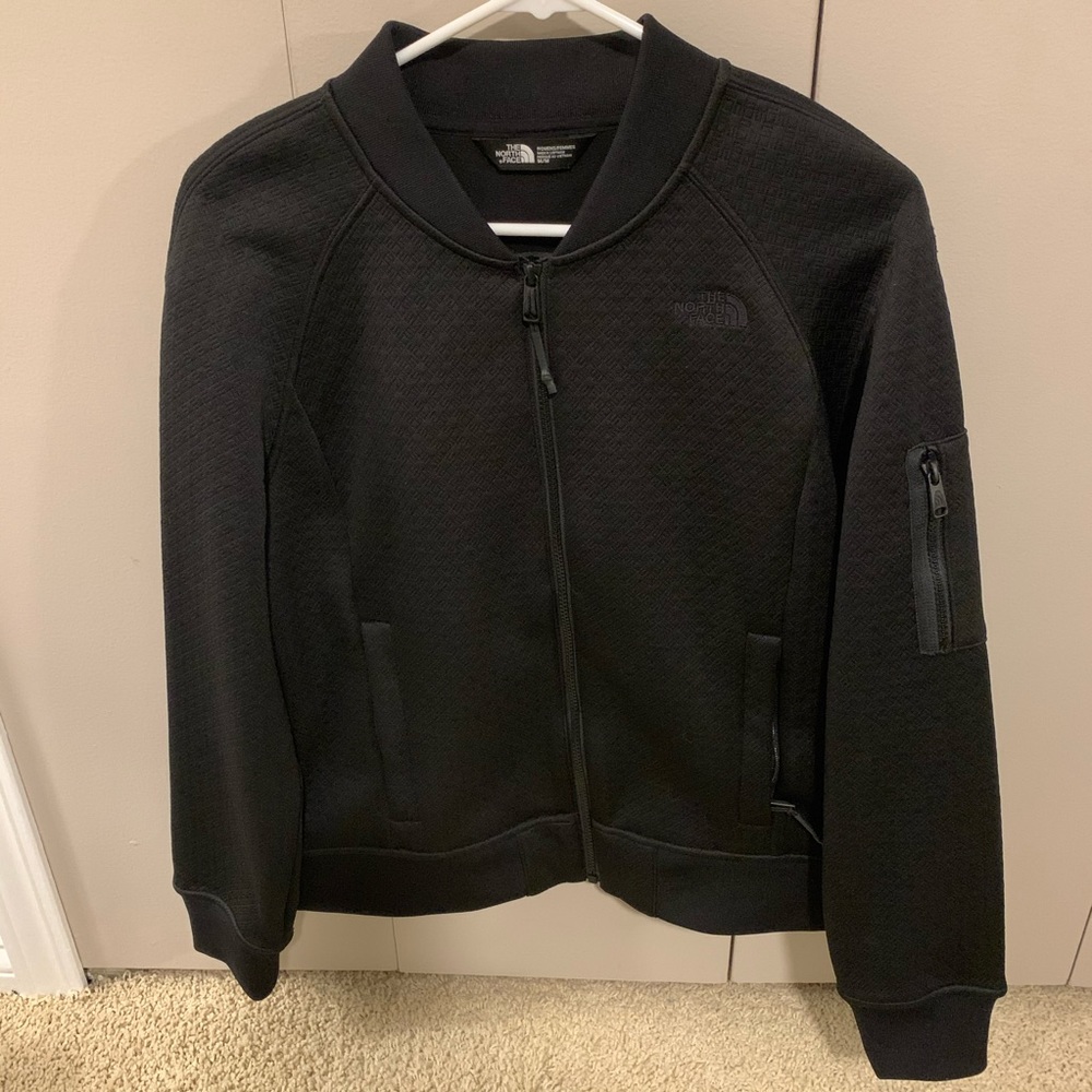 Women’s Authentic North Face Bomber Jacket (Black)